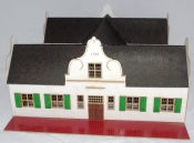 N Scale - H Plan Cape Dutch House